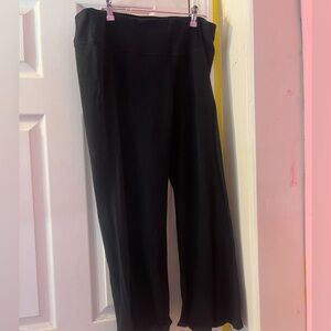 Avenue Black Boot Leg Trousers